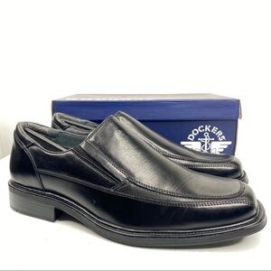 Dockers Proposal Black Leather Dress Shoes Size 12W